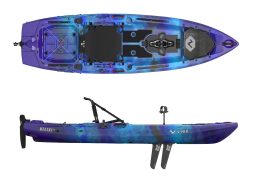 Pedal-driven fishing kayak Makana 100 blue